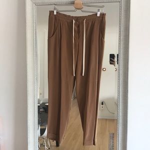 Silk aritzia pants